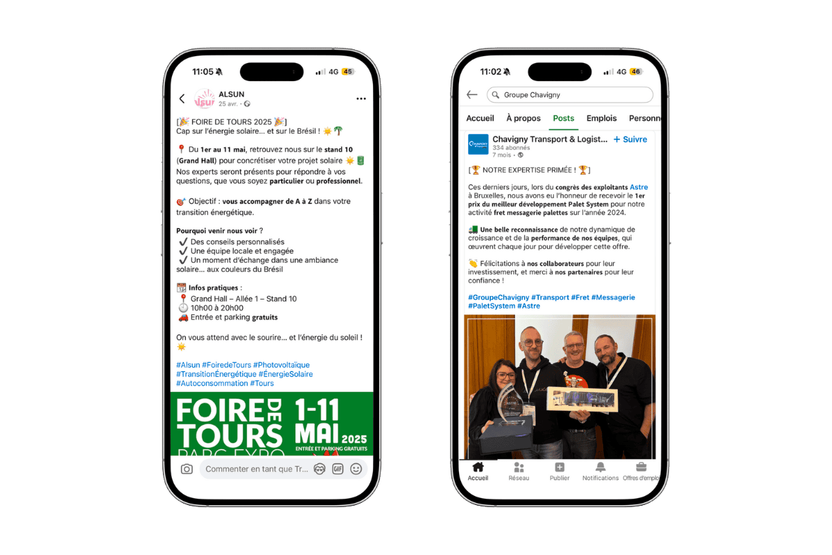 Mockup Réseaux Sociaux Chavigny Site web Eau'top multiservices Plombier